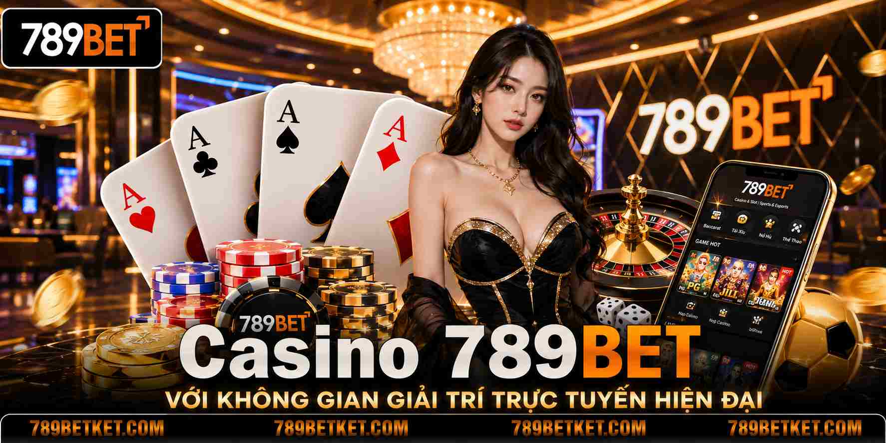 Casino 789BET với không gian giải trí trực tuyến hiện đại
